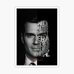 Henry Cavill Minimalist Actor Art Sticker