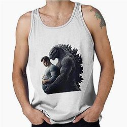 Godzilla x Henry Cavill pregnant couple Tank Top