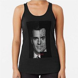 Henry Cavill Minimalist Monochrome Actor Art Racerback Tank