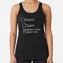Mentally Dating Henry Cavill Racerback Tank Top