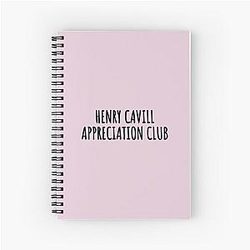 Henry Cavill Appreciation Club Spiral Notebook