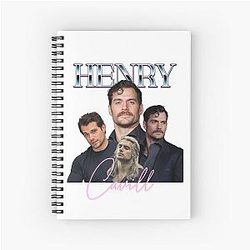 Henry Cavill vintage fan shirt Spiral Notebook