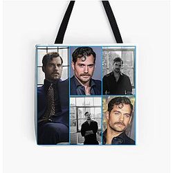 Henry Cavill All Over Print Tote Bag