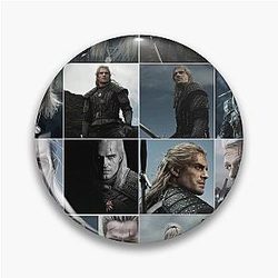 Henry Cavill White Wolf Pin