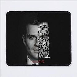 Henry Cavill Minimalist Monochrome Actor Art Mouse Pad