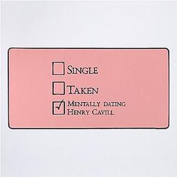 Mentally Dating Henry Cavill Desk Mat