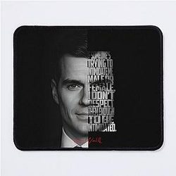 Henry Cavill Monochrome Actor Art Mouse Pad