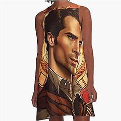 Henry Cavill Portrait Dress A-Line Wardrobe