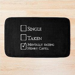 Mentally Dating Henry Cavill Bath Mat