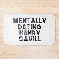 Mentally Dating Henry Cavill Bath Mat