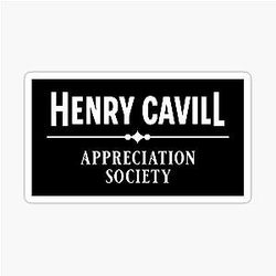 Henry Cavill Appreciation Society Sticker