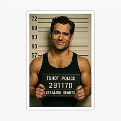 Henry Cavill Heart Stealing Sticker