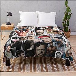 Henry Cavill photo throw blanket