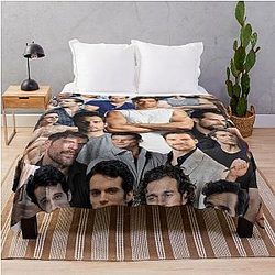 HIGH QUALITY Henry Cavill Photo Blanket