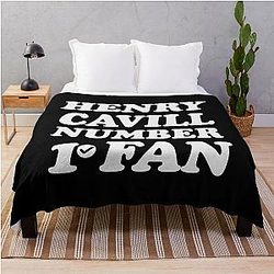 Henry Cavill Number 1 Fan Throw Blanket