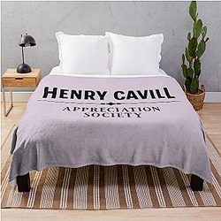Henry Cavill Appreciation Society Throw Blanket