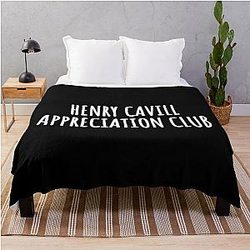 Henry Cavill Appreciation Club Throw Blanket