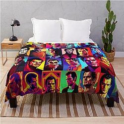 Henry Cavill Fan Throw Blanket