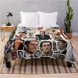 Henry Cavill Throw Blanket