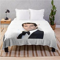 Henry Cavill Classic Portrait in Black Tie Blanket
