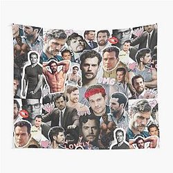 Henry Cavill photo collage tapestry