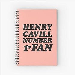 Henry Cavill Spiral Notebook fan