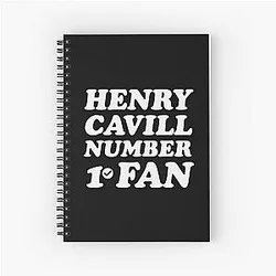 Henry Cavill Spiral Notebook
