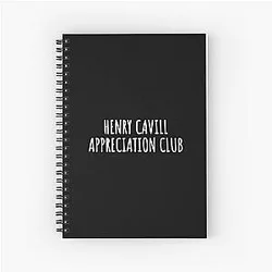 Henry Cavill Appreciation Club Spiral Notebook