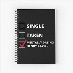 Mentally Dating Henry Cavill Notebook