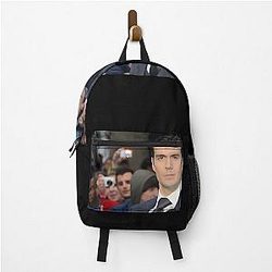 Henry Cavill Red Carpet Portrait Elegant Confidence Classic Charm Art Backpack