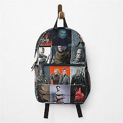 Henry Cavill White Wolf Photo Collage Backpack