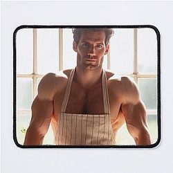 Henry Cavill in Kitchen Mouse Pad