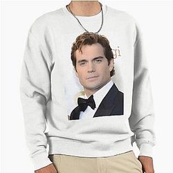Henry Cavill - Classic Elegance Portrait in Black Tie Pullover Sweater