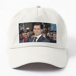 Henry Cavill Red Carpet Portrait Elegant Classic Art Dad Hat