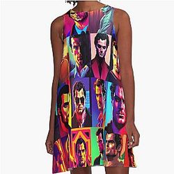 Henry Cavill Fan A-Line Dress