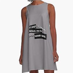 If Lost Return Me to Henry Cavill A-Line Dress