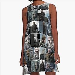 Henry Cavill White Wolf A-Line Dress