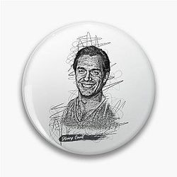 Henry Cavill Abstract Sketch Art, Henry Cavill Fan Art Pin