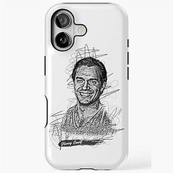 Henry Cavill Abstract Sketch Art, Henry Cavill Fan Art iPhone Case