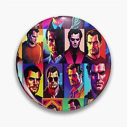 Henry Cavill Design Pin