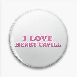 I Love Henry Cavill Pin