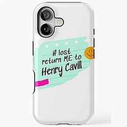 If Lost, return me to Henry Cavill Tough Case