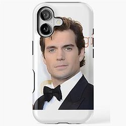 Henry Cavill Classic Elegance Portrait in Black Tie iPhone Case