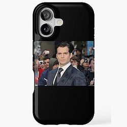 Henry Cavill Red Carpet Portrait Elegant Confidence and Classic Charm Art iPhone Case