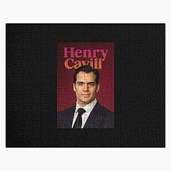 Henry Cavill Portrait Elegant Cinematic Art with Modern Style Puzzle