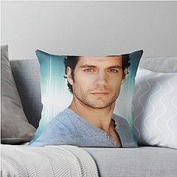Henry Cavill Throw Pillow