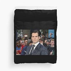 Henry Cavill Red Carpet Portrait Elegant Art Duvet Cover
