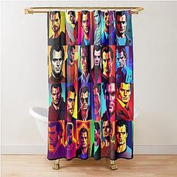 Henry Cavill Fan Design Shower Curtain