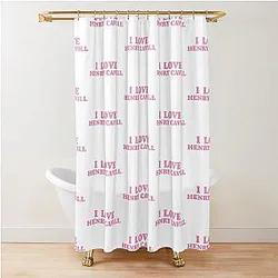I Love Henry Cavill Shower Curtain