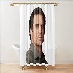 Henry Cavill Refined Minimalist Portrait with Timeless Elegance Shower Curtain